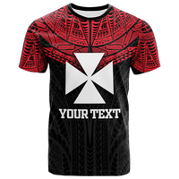 Custom Wallis and Futuna Pride T Shirt LT12 Unisex Red - Polynesian Pride
