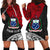 (Custom Personalised) Samoa Hoodie Dress Beloved Samoan Mix Polynesian Pattern LT13 Red - Polynesian Pride