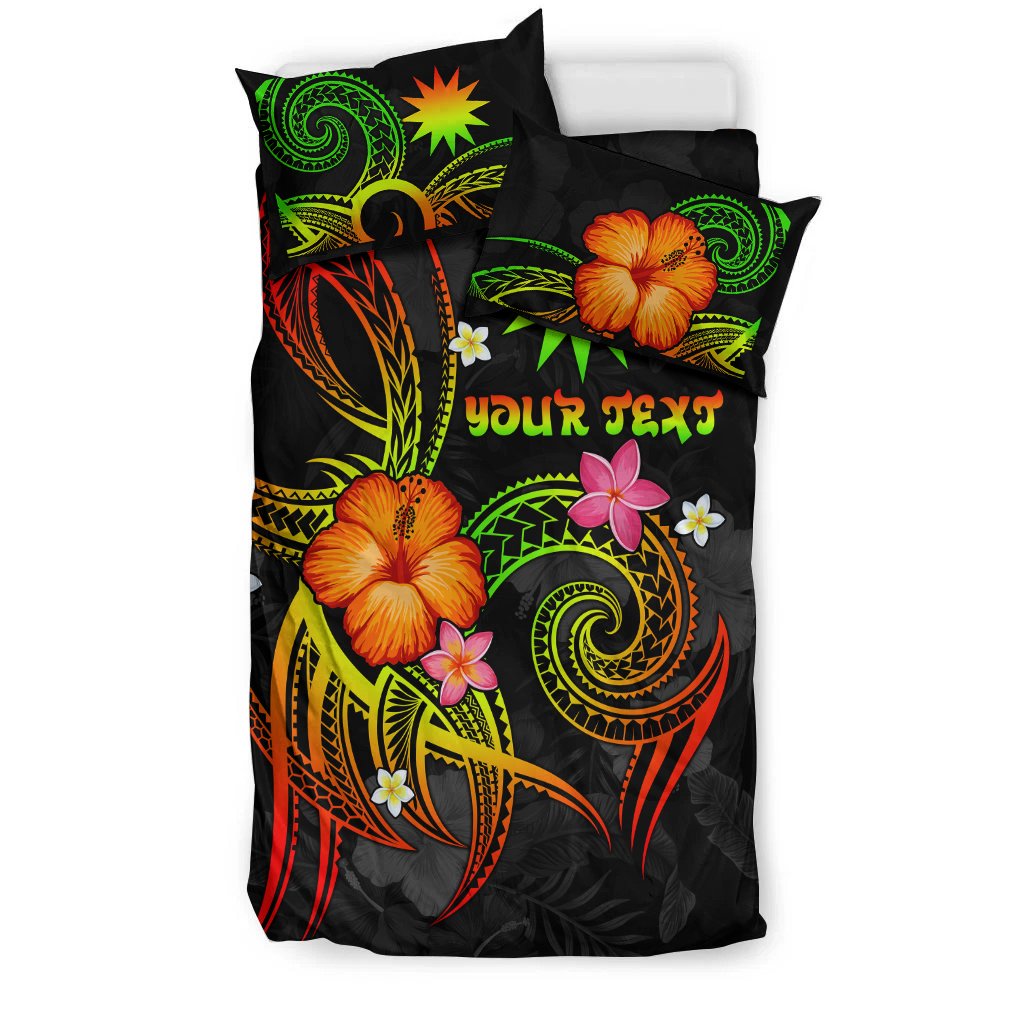 Nauru Polynesian Personalised Bedding Set - Legend of Nauru (Reggae) - Polynesian Pride