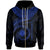 Marshall Islands Polynesian Zip up Hoodie Marshall Islands Waves (Blue) Unisex Blue - Polynesian Pride