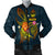 Guam Polynesian Men's Bomber Jacket - Legend of Guam (Blue) Blue - Polynesian Pride