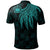 Samoa Polo Shirt Polynesian Wings (Turquoise) - Polynesian Pride