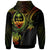 Guam Custom Zip up Hoodie Reggae Turtle - Polynesian Pride