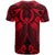 Pohnpei T Shirts Red Seal with Polynesian Tattoo - Polynesian Pride