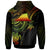 Tokelau Custom Zip up Hoodie Reggae Turtle - Polynesian Pride