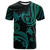 Niue Custom T Shirt Polynesian Turtle With Pattern Unisex Art - Polynesian Pride
