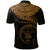 Niue Polynesian Polo Shirt Niue Waves (Golden) - Polynesian Pride