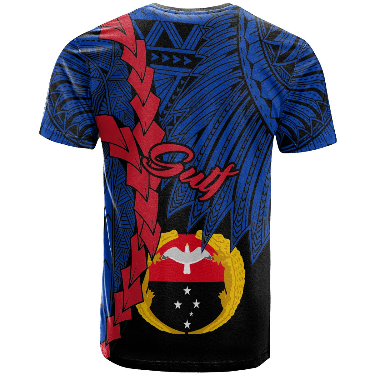 Papua New Guinea Gulf Province Polynesian T Shirt Tribal Wave Tattoo - Polynesian Pride