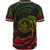 Palau Polynesian Baseball Shirt - Reggae Tribal Wave - Polynesian Pride