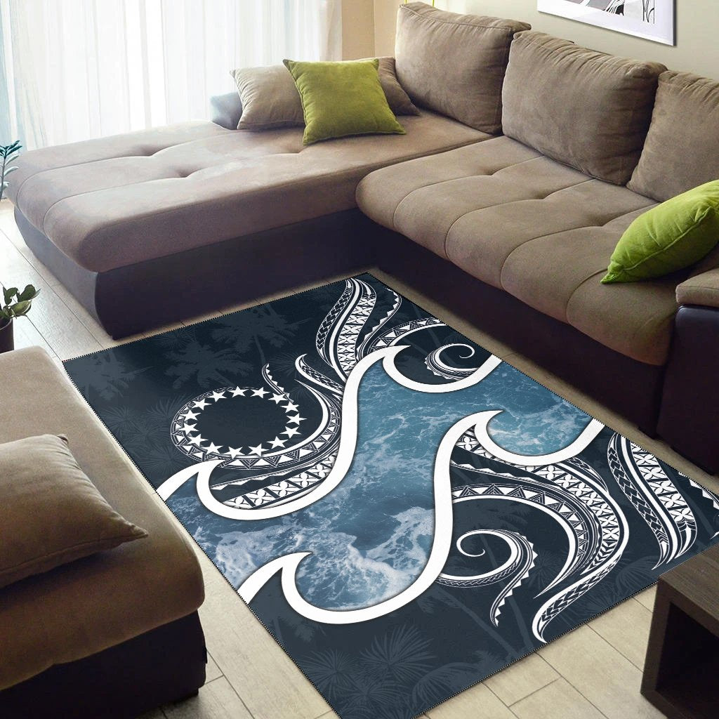 Cook Islands Polynesian Area Rug - Ocean Style - Polynesian Pride