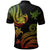 Fiji Custom Polo Shirt Polynesian Turtle With Pattern Reggae - Polynesian Pride