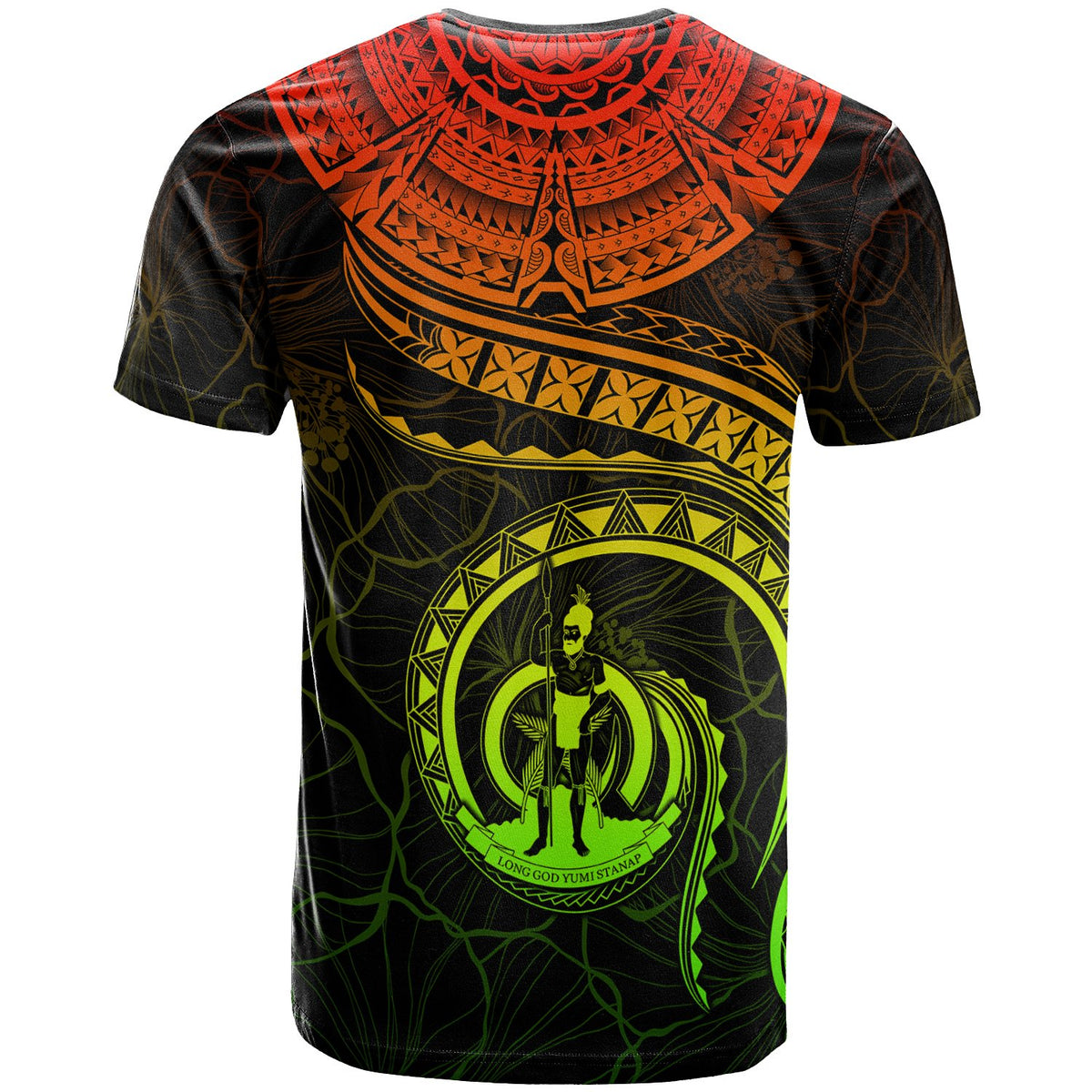 Vanuatu Polynesian T Shirt Vanuatuan Waves (Reggae) - Polynesian Pride