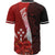 Kosrae Polynesian Baseball Shirt - Coat Of Arm With Hibiscus - Polynesian Pride