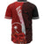 Chuuk Polynesian Baseball Shirt - Coat Of Arm With Hibiscus - Polynesian Pride