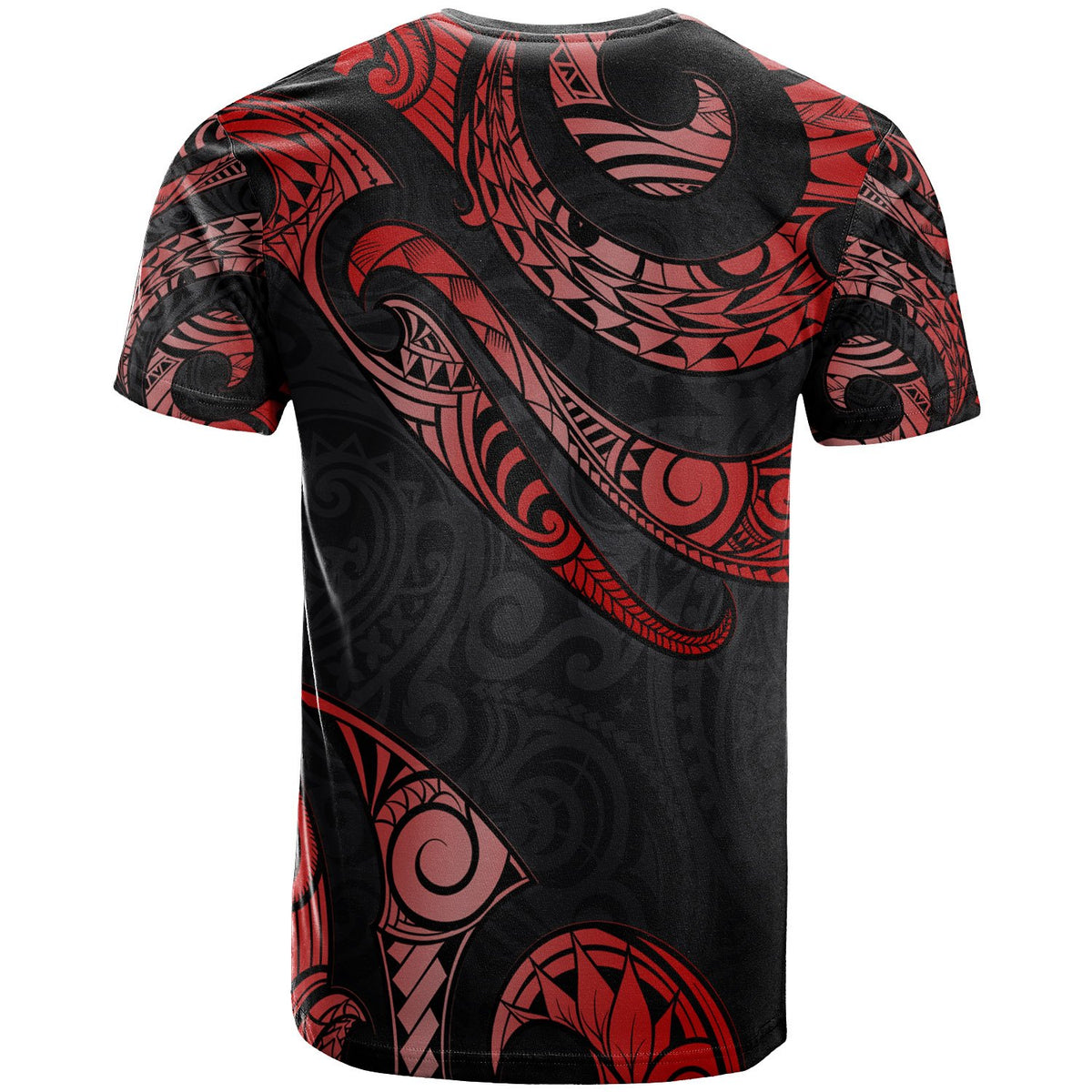 Federated States of Micronesia T Shirt Polynesian Tattoo Red Version - Polynesian Pride