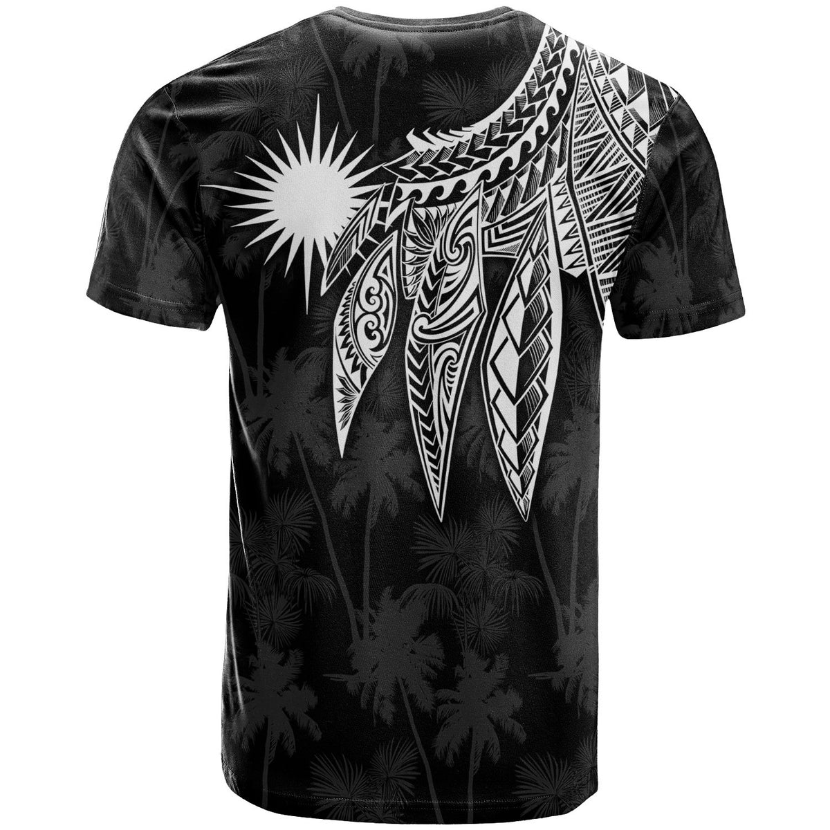 Marshall Islands T Shirt Polynesian Wings (White) - Polynesian Pride