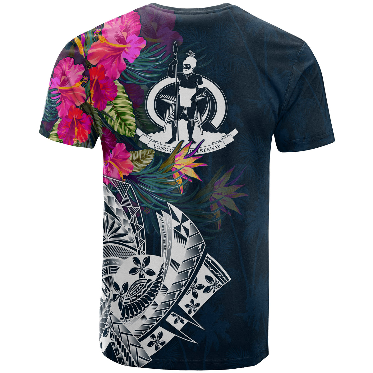 Vanuatu Polynesian T Shirt Summer Vibes - Polynesian Pride