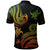 American Samoa Polo Shirt Polynesian Turtle With Pattern Reggae - Polynesian Pride