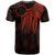 Cook Islands Custom T Shirt Polynesian Wings (Red) - Polynesian Pride