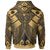 Chuuk Custom Hoodie Gold Seal with Polynesian Tattoo - Polynesian Pride