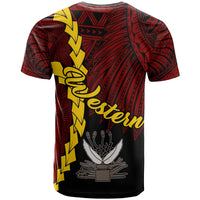 Papua New Guinea Western Province Polynesian Custom T Shirt Tribal Wave Tattoo - Polynesian Pride