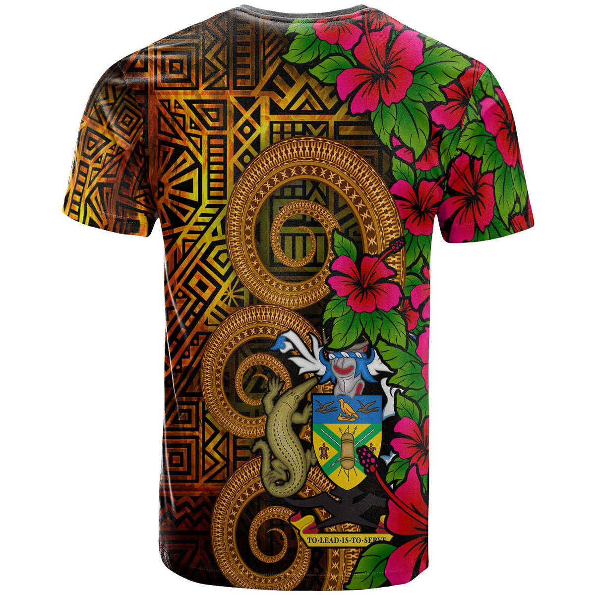 Solomon Islands Polynesian Custom T Shirt Hibiscus Vintage - Polynesian Pride