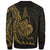 New Caledonia Sweatshirt - Polynesian Pattern Style Gold Color - Polynesian Pride