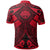 Fsm Custom Polo Shirt Red Seal with Polynesian Tattoo - Polynesian Pride