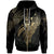 Guam Polynesian Zip Hoodie Legend Gold Version Unisex Black - Polynesian Pride