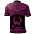 Pohnpei Custom Polo Shirt Polynesian Tattoo Pink Version - Polynesian Pride