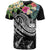 Polynesian Samoa T Shirt Summer Plumeria (Black) - Polynesian Pride