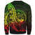 Marshall Islands Sweatshirt - Polynesian Pattern Style Reggae Color - Polynesian Pride