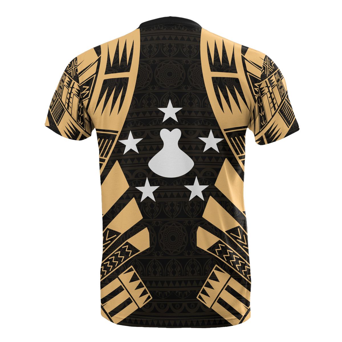 Austral Islands T Shirt Austral Islands FLag Polynesian Tattoo Gold Style - Polynesian Pride