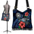 American Samoa Polynesian Boho Handbag - Blue Turtle Hibiscus - Polynesian Pride