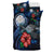 Marshall Islands Polynesian Bedding Set - Blue Turtle Hibiscus - Polynesian Pride