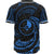 Yap Polynesian Baseball Shirt - Blue Tribal Wave - Polynesian Pride