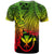 Hawaii Polynesian T Shirt Tribal Wave Tattoo Reggae - Polynesian Pride