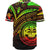 Federated States of Micronesia Baseball Shirt - Reggae Color Cross Style - Polynesian Pride