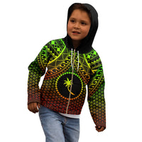 Polynesian Chuuk Custom Zip up Hoodie Reggae Vintage Polynesian Patterns - Polynesian Pride