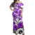 Hawaii Matching Dress and Hawaiian Shirt Polynesian and Purple Hibiscus LT13 - Polynesian Pride