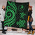 Yap Micronesian Premium Quilt - Green Tentacle Turtle - Polynesian Pride