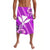 Hawaii Lavalava Kakau Tribal Purple Batik Floral LT13 Purple - Polynesian Pride