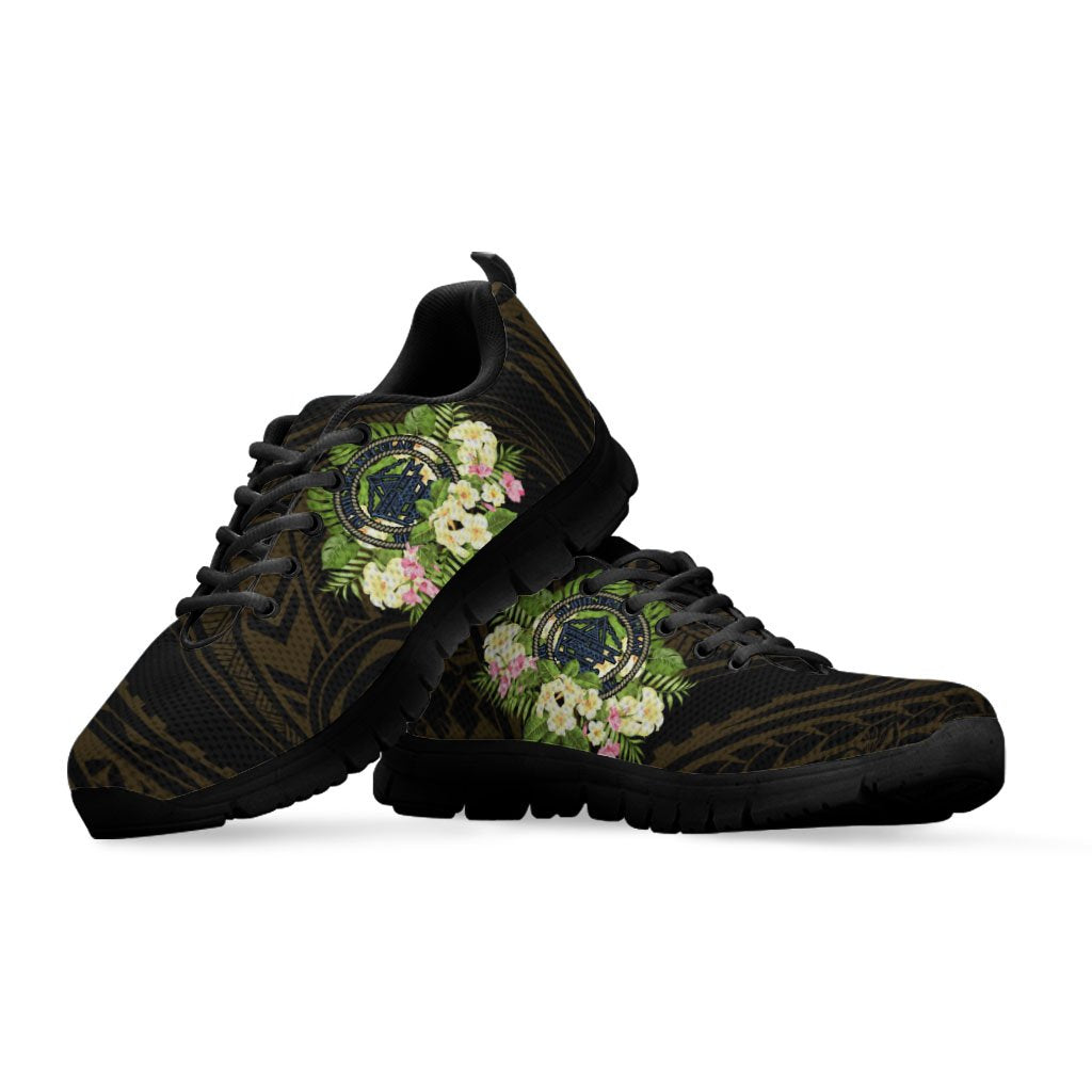 Palau Sneakers - Polynesian Gold Patterns Collection - Polynesian Pride