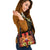 Tahiti Shoulder Handbag - Tribal Tuna Fish One Size Orange - Polynesian Pride