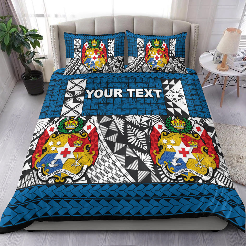 (Custom Personalised) Tonga Bedding Set Be Unique Version 05 Blue LT13 Blue - Polynesian Pride