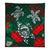 Hawaii Lehua Flowers Turtle Poly Premium Quilt - Ser Style - AH - Polynesian Pride