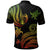 Solomon Islands Polo Shirt Polynesian Turtle With Pattern Reggae - Polynesian Pride