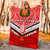 Tonga Rugby Mate Ma'a Tonga Tapa Pattern Blanket - LT2 - Polynesian Pride