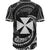 Wallis and Futuna Polynesian Baseball Shirt - White Tribal Wave - Polynesian Pride