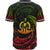 Vanuatu Polynesian Baseball Shirt - Reggae Tribal Wave - Polynesian Pride